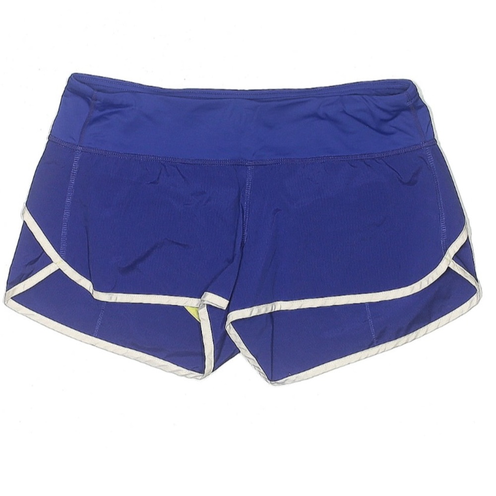 {lululemon} Wish Blue Citron Speed Shorts